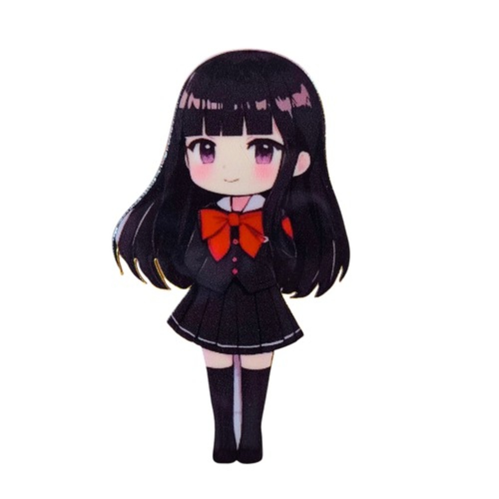 Blue Archive Justice Task Force Member Mob-chan Character Enamel Pin